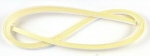White With Pearl Chamois Edge English